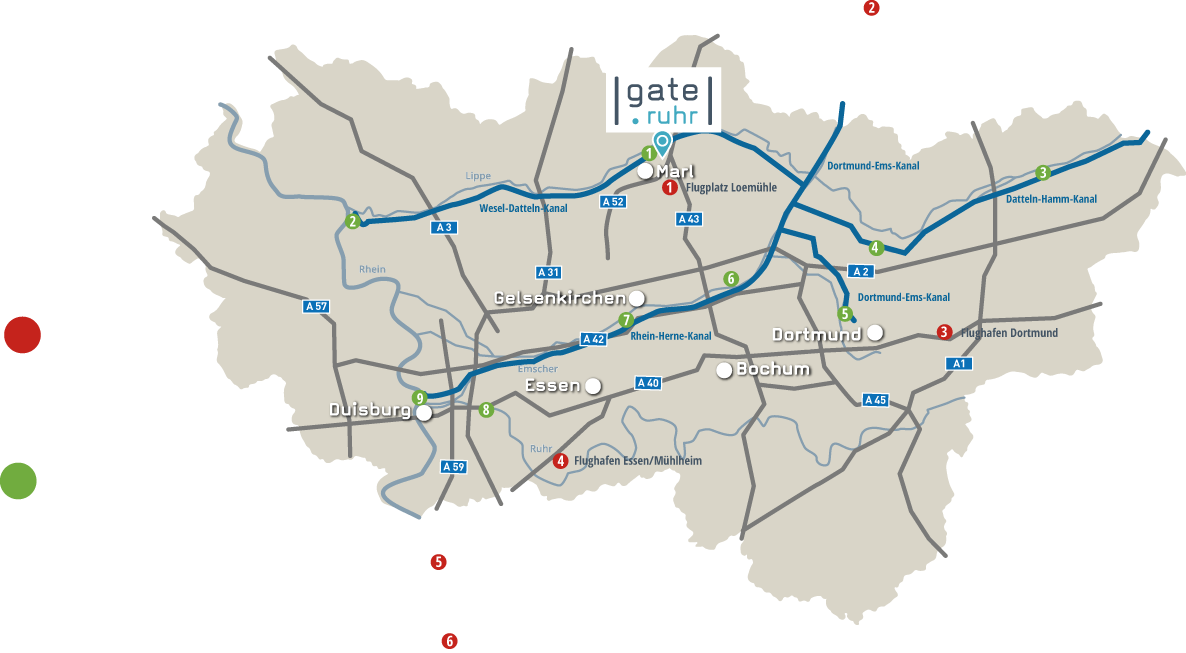 Verkehrsanbindung im Ruhrgebiet Verkehrsanbindung im Ruhrgebiet