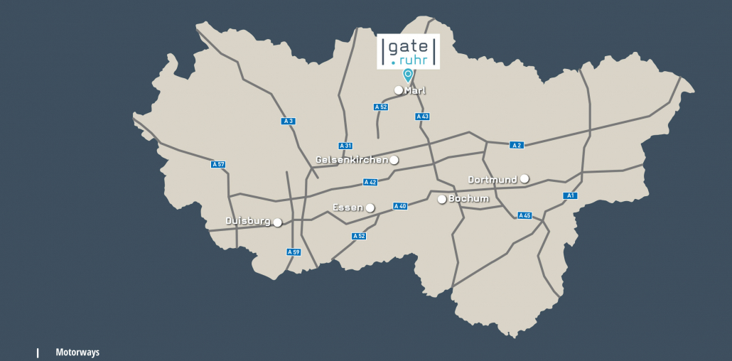 MOTORWAYS IN THE RUHR AREA