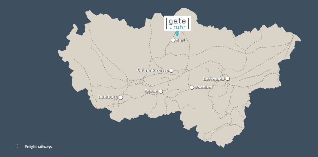 FREIGHT RAILWAYS IN THE RUHR AREA